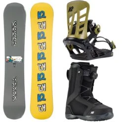 K2 WORLD PEACE Complete Snowboard Package