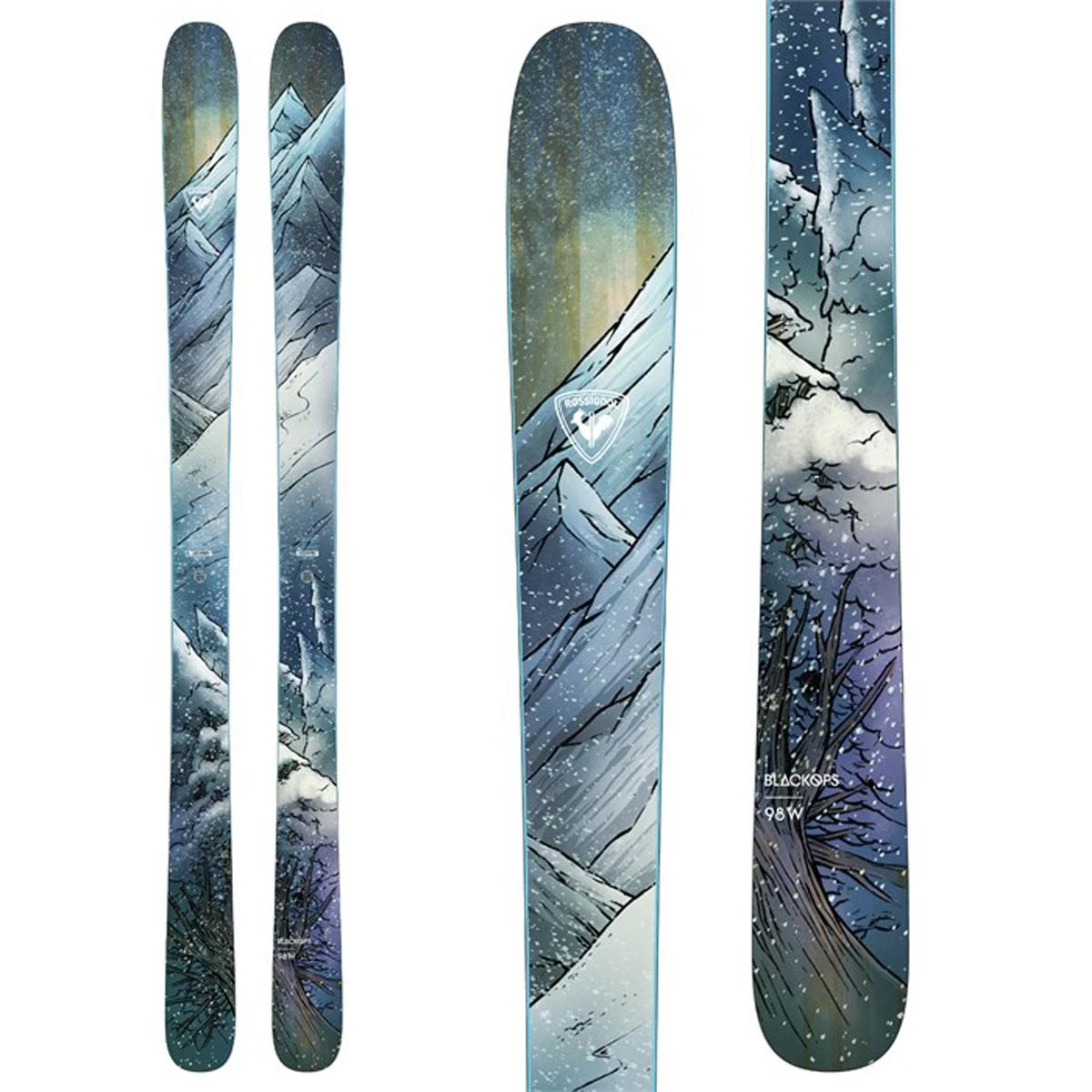 Rossignol Blackops 98 Skis Women's 2024 1 Rossignol Blackops 98 Skis Women's 2024
