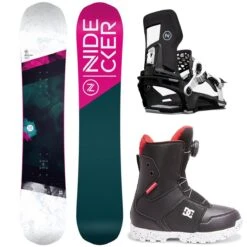 Nidecker Micron Flake Complete Snowboard Package
