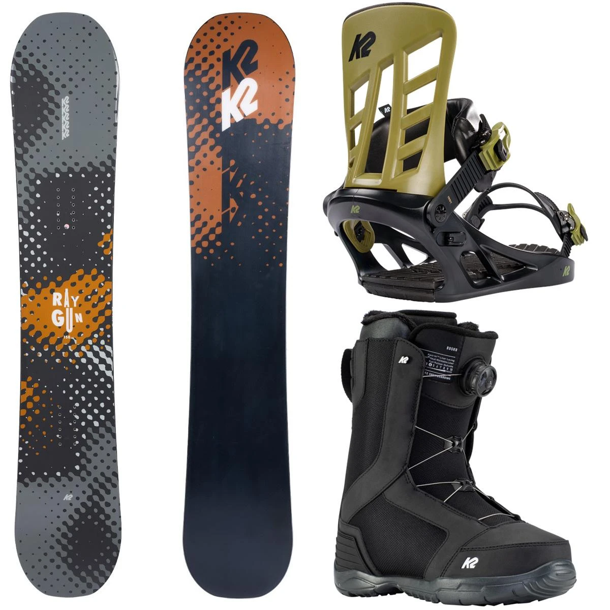 K2 RAYGUN POP Complete Snowboard Package 1 K2 RAYGUN POP Complete Snowboard Package