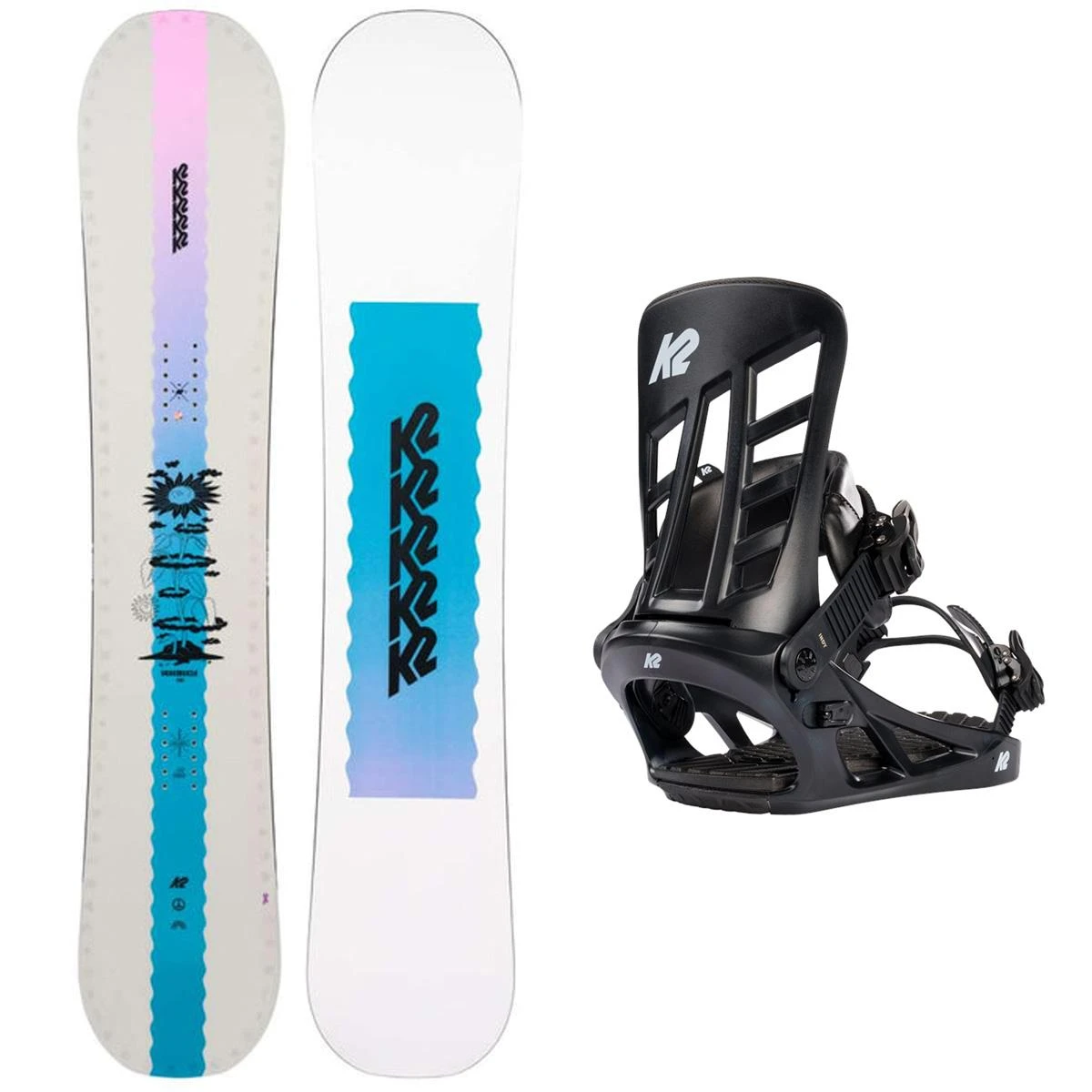 K2 DREAMSICLE Women's Snowboard 2023 With K2 Bedford Bindings 1 K2 DREAMSICLE Women's Snowboard 2023 With K2 Bedford Bindings