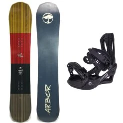 Front Page 37 Arbor ELEMENT ROCKER LTD Snowboard 2023 Complete Package