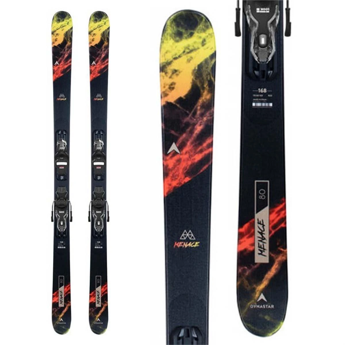 Dynastar M-Menace 80 Skis W/ Look Xpress 10 GWRTL Bindings 1 Dynastar M-Menace 80 Skis W/ Look Xpress 10 GWRTL Bindings