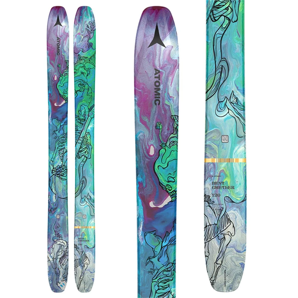 Atomic BENT CHETLER 120 Skis 2023 1 Atomic BENT CHETLER 120 Skis 2023