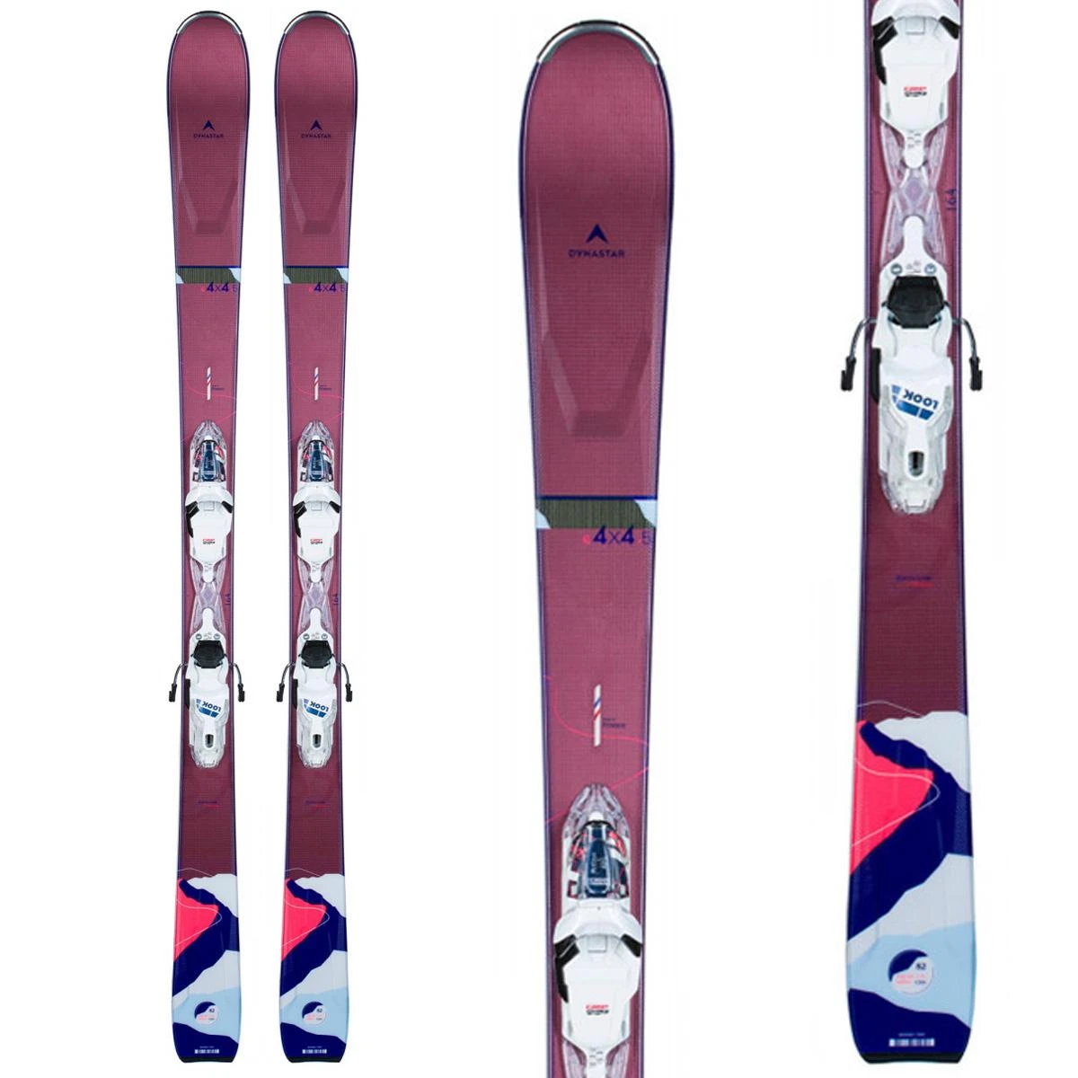 Dynastar E 4x4 5 Skis With Xpress 11 GW Bindings Women's 2023 1 Dynastar E 4x4 5 Skis With Xpress 11 GW Bindings Women's 2023