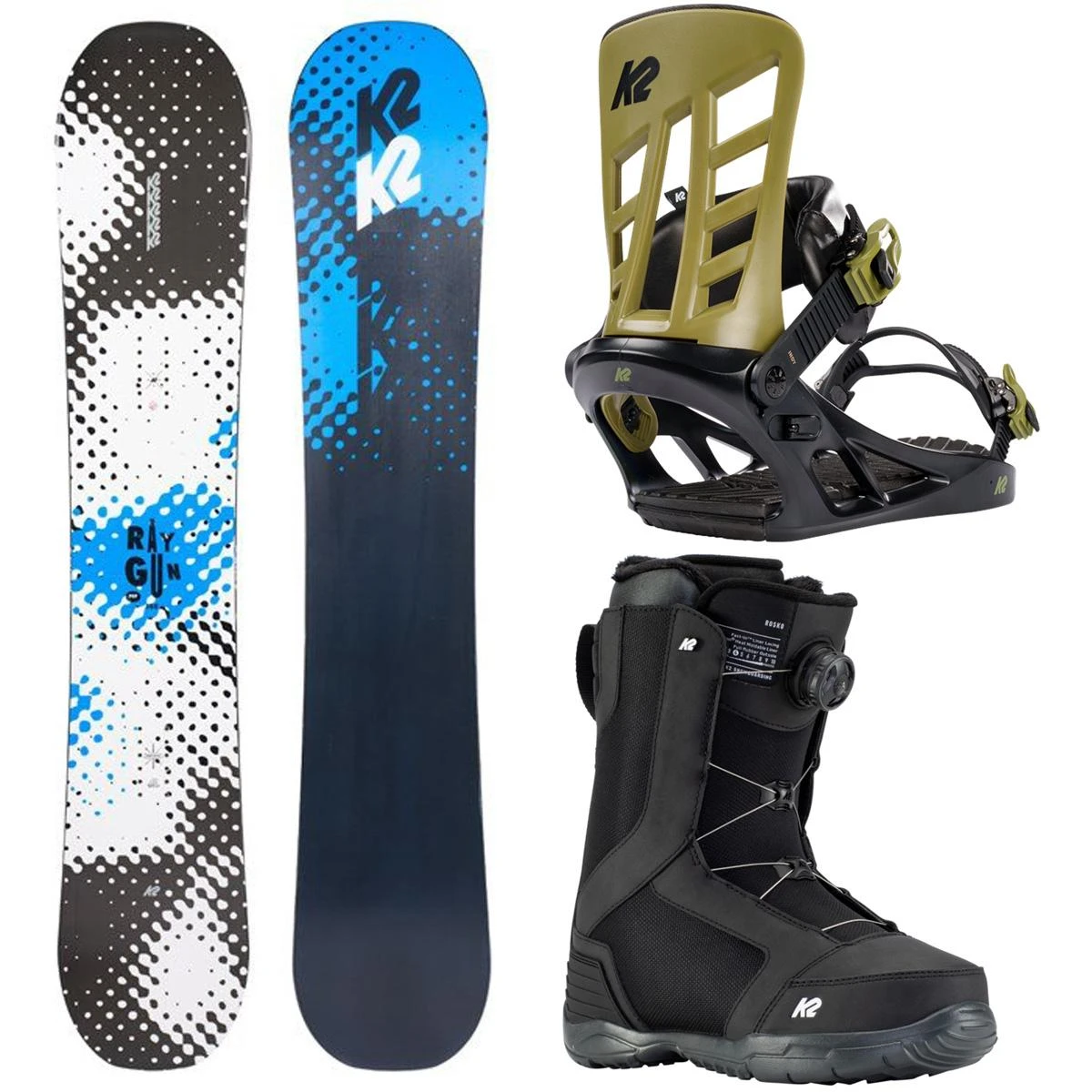 K2 RAYGUN Complete Snowboard Package 1 K2 RAYGUN Complete Snowboard Package
