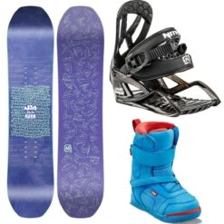 Nitro Ripper Kids Complete Snowboard Package