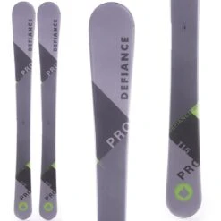 Defiance Pro Grey/Green Junior Skis 2022