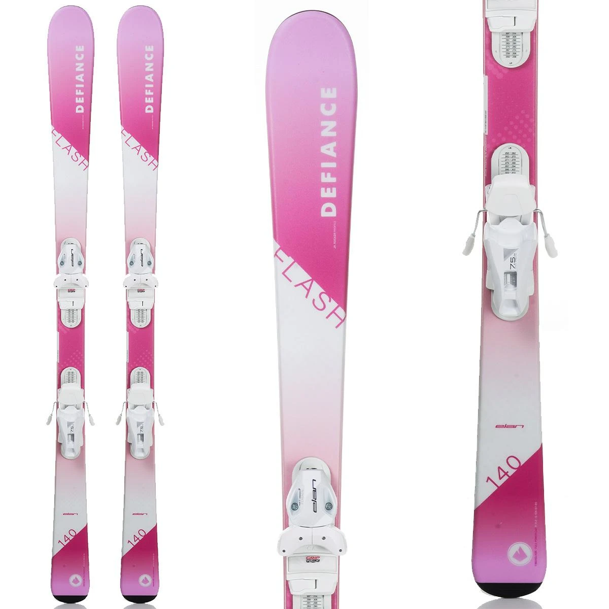Defiance Flash Pink 130-140cm Skis 2023 1 Defiance Flash Pink 130-140cm Skis 2023