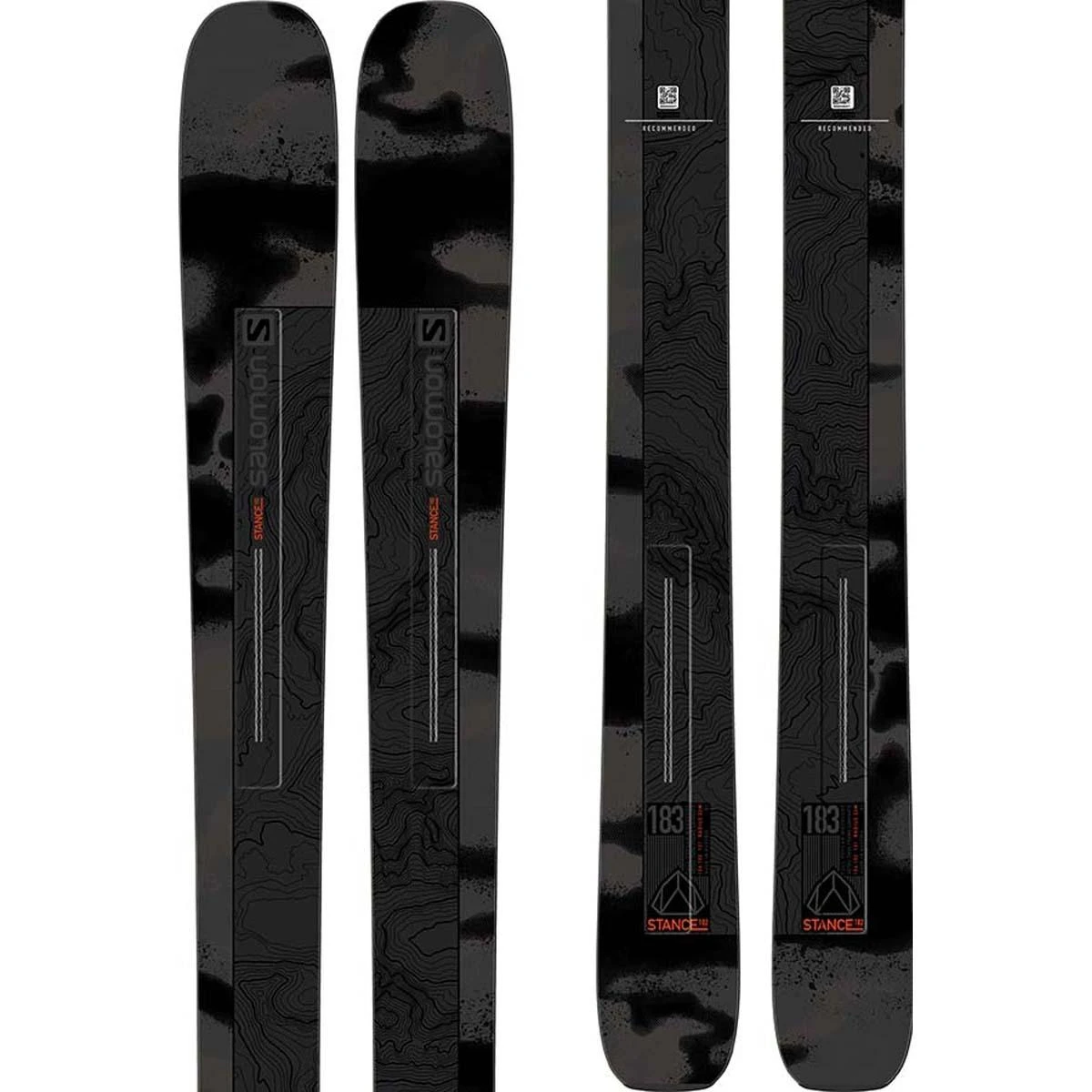 Salomon Stance 102 Black/Grey Skis 2022 5 Salomon Stance 102 Black/Grey Skis 2022 - Image 5