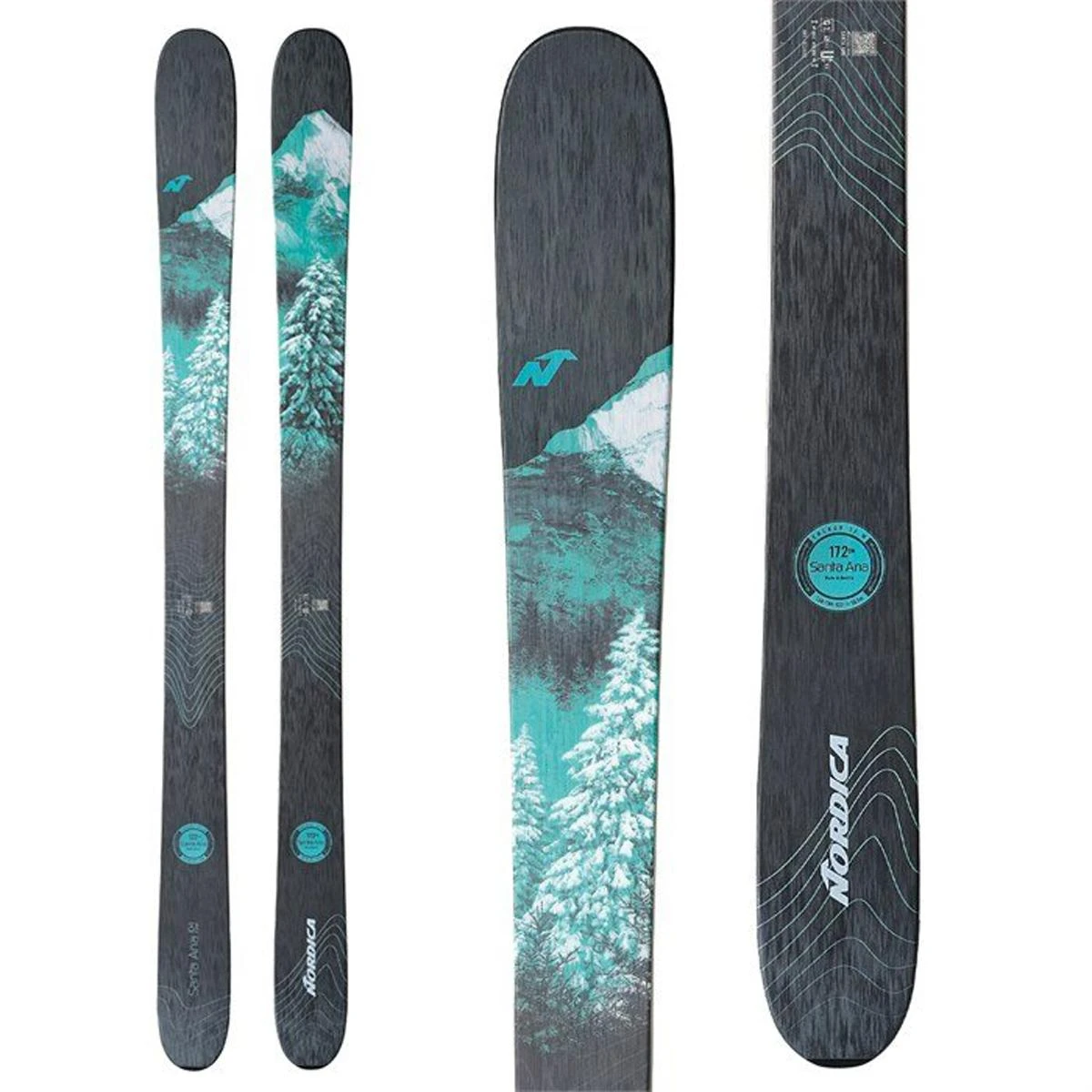 Nordica SANTA ANA Free 104 Skis Women's 2023 1 Nordica SANTA ANA Free 104 Skis Women's 2023