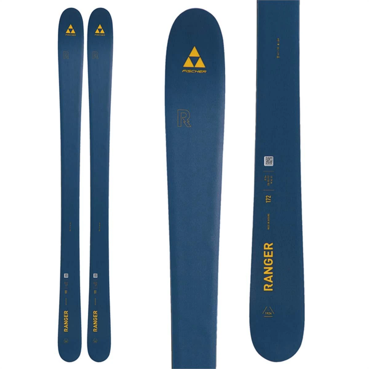 Fischer Ranger Blue Skis 2023 1 Fischer Ranger Blue Skis 2023