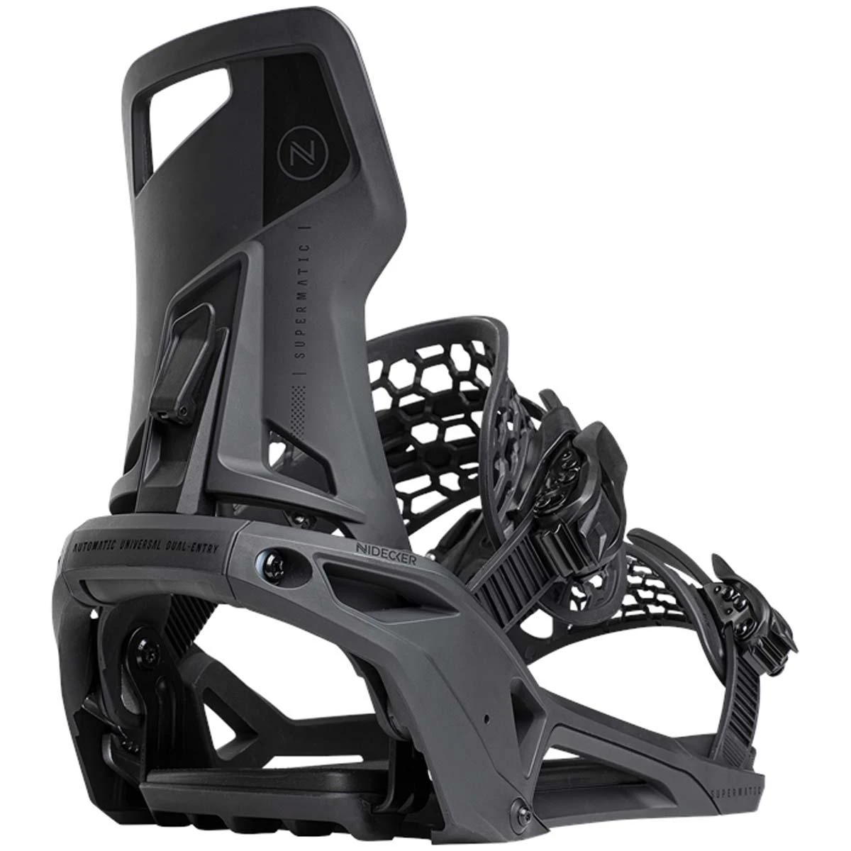 Nidecker Supermatic Snowboard Bindings 2024 1 Nidecker Supermatic Snowboard Bindings 2024