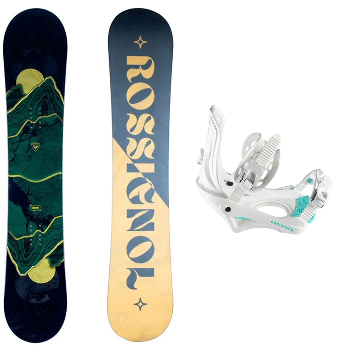 Rossignol MYTH Snowboard Women's 2023 With Defiance G1 Bindings 1 Rossignol MYTH Snowboard Women's 2023 With Defiance G1 Bindings